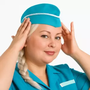 Пилотка бирюзовая